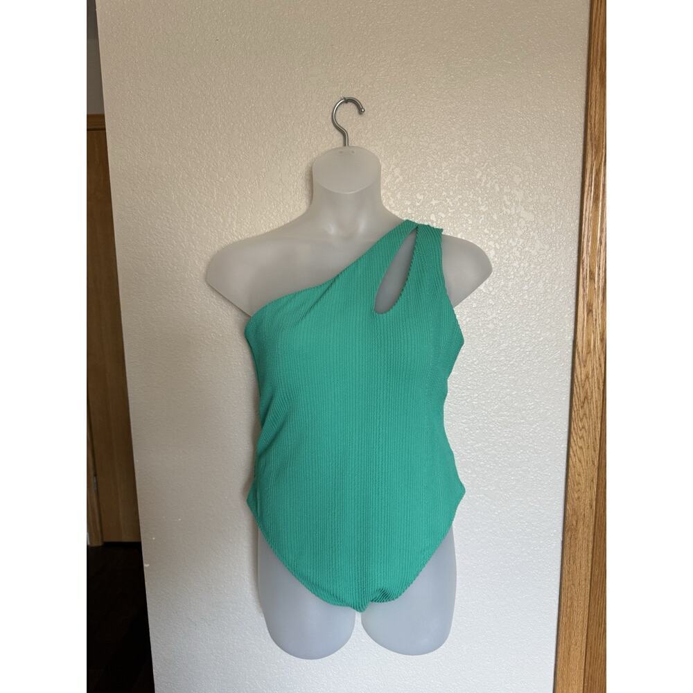 Old Navy Women’s One Shoulder Ribbed One Piece Swimsuit 2X